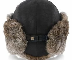 Cheapest ๐ Men Walrus Hats Genuine Rabbit Fur Brown Trapper Hat ๐ 34 Men Walrus Hats Genuine Rabbit Fur Brown Trapper Hat