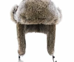 Cheapest ๐ Men Walrus Hats Genuine Rabbit Fur Brown Trapper Hat ๐ 29 Men Walrus Hats Genuine Rabbit Fur Brown Trapper Hat