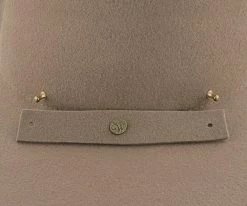 Men Sundial - Walrus Hats Grey Wool Felt Wide Brim Crushable Hat - H7011