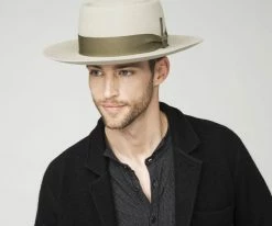 Walsh - Bailey Black Rounded Fur Like Pork Pie Hat