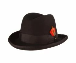 Buy โญ Dashing - Scala WF545 Wool Felt Homburg Hat ๐ 87 Dashing - Scala WF545 Wool Felt Homburg Hat