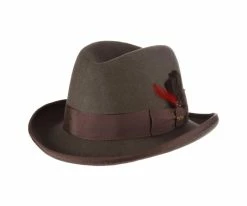 Buy โญ Dashing - Scala WF545 Wool Felt Homburg Hat ๐ 107 Dashing - Scala WF545 Wool Felt Homburg Hat