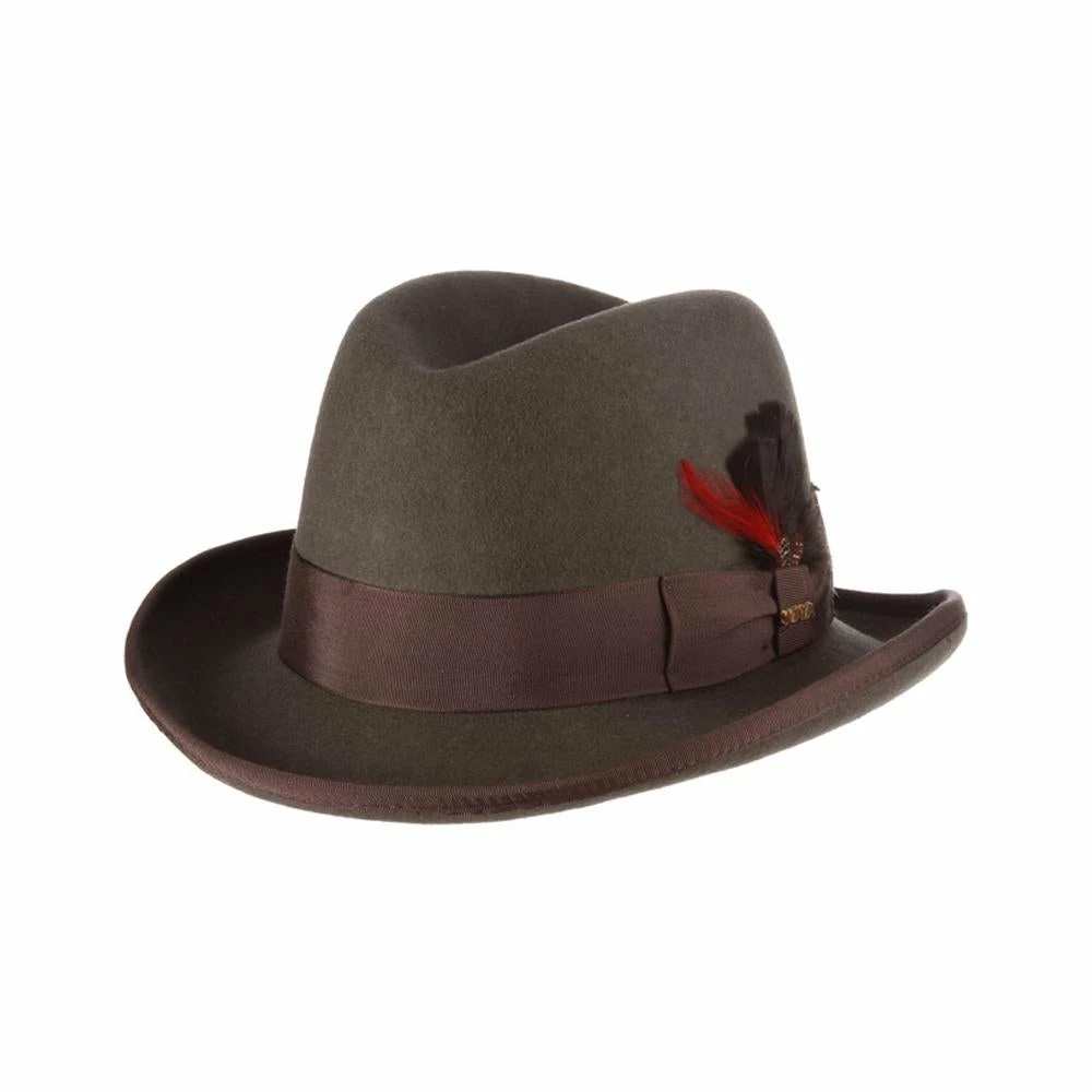 Buy โญ Dashing - Scala WF545 Wool Felt Homburg Hat ๐ 45 Dashing - Scala WF545 Wool Felt Homburg Hat