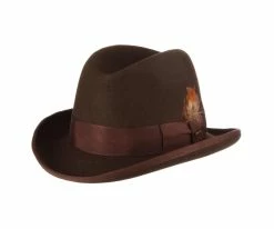 Buy โญ Dashing - Scala WF545 Wool Felt Homburg Hat ๐ 86 Dashing - Scala WF545 Wool Felt Homburg Hat