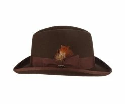 Buy โญ Dashing - Scala WF545 Wool Felt Homburg Hat ๐ 98 Dashing - Scala WF545 Wool Felt Homburg Hat
