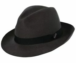 Top 10 ๐ Men Lascar - Woolrich W5052 Grey Wool Felt Crushable Fedora Hat ๐ 6 Men Lascar - Woolrich W5052 Grey Wool Felt Crushable Fedora Hat